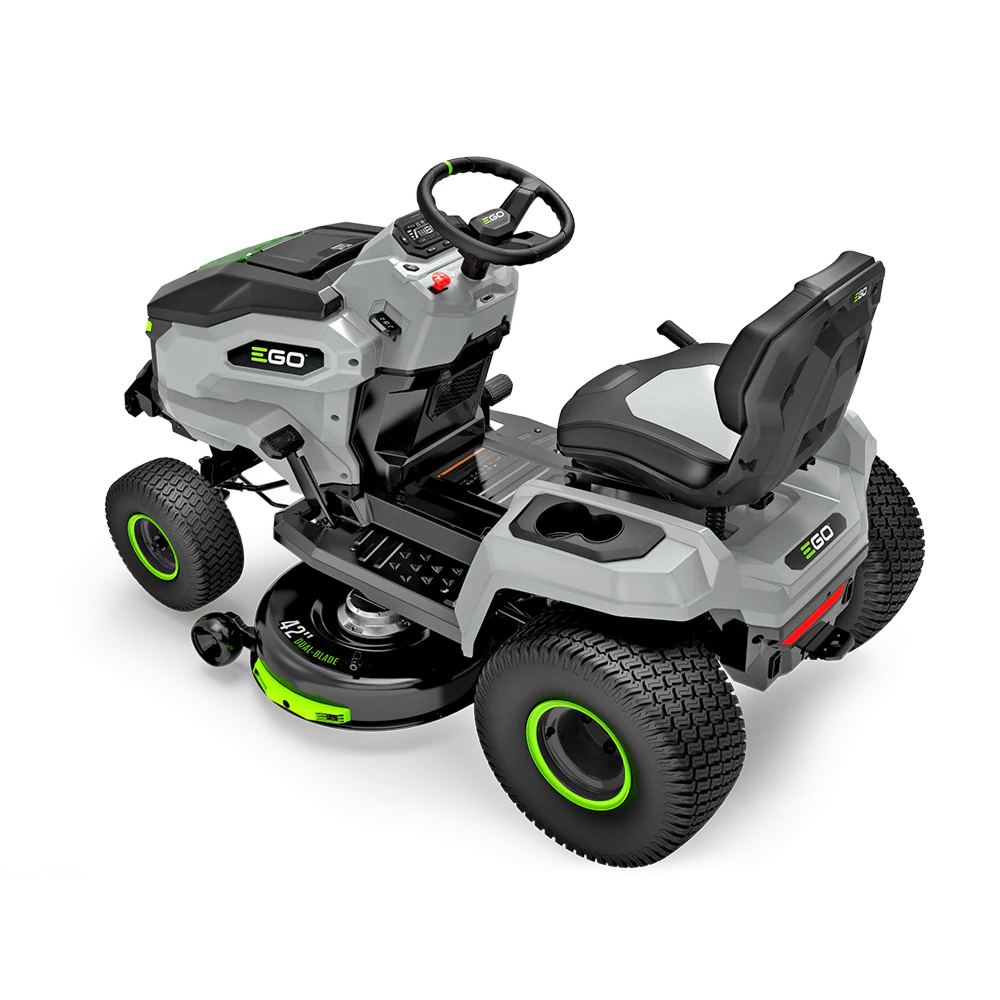 EGO POWER+ 42” T6 Riding Lawn Tractor Kit (6-6.0Ah Batteries, Turbo 700W Charger, ACA1000 Charging Adaptor) - Image 11