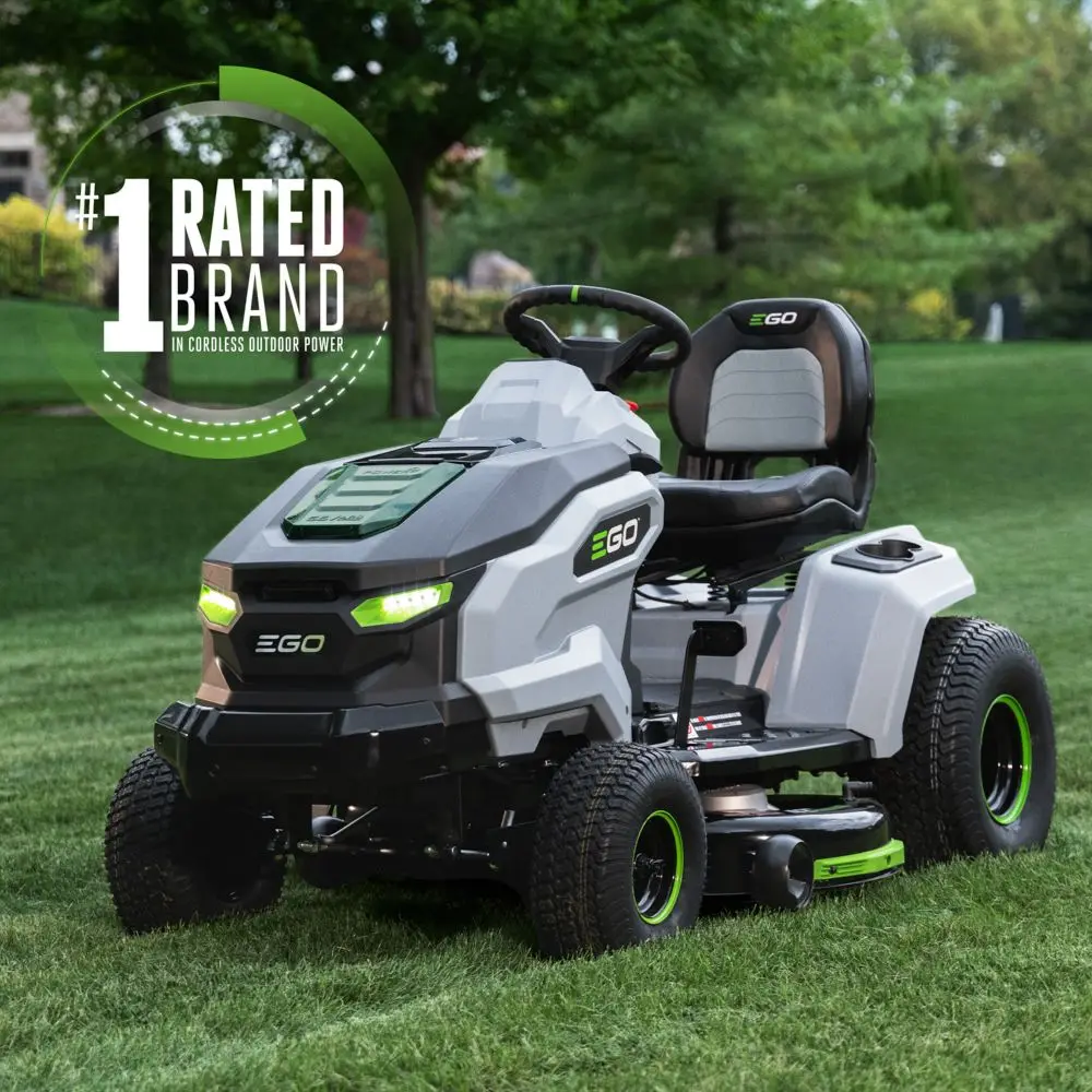 EGO POWER+ 42” T6 Riding Lawn Tractor Kit (6-6.0Ah Batteries, Turbo 700W Charger, ACA1000 Charging Adaptor) - Image 2