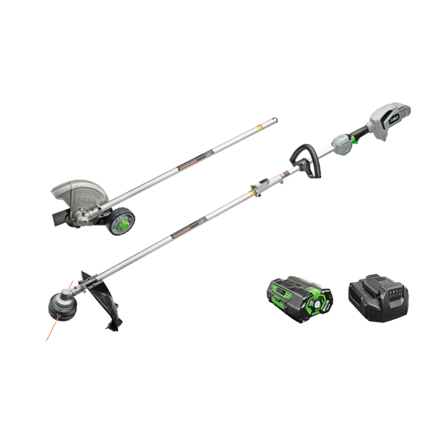 EGO Multi-Head Combo Kit - Power Head with String Trimmer & Edger Attachments - (5.0Ah Battery, Standard Charger)
