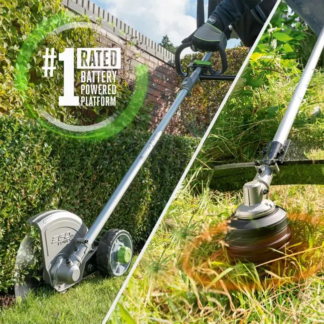 EGO Multi-Head Combo Kit - Power Head with String Trimmer & Edger Attachments - (5.0Ah Battery, Standard Charger) - Image 4