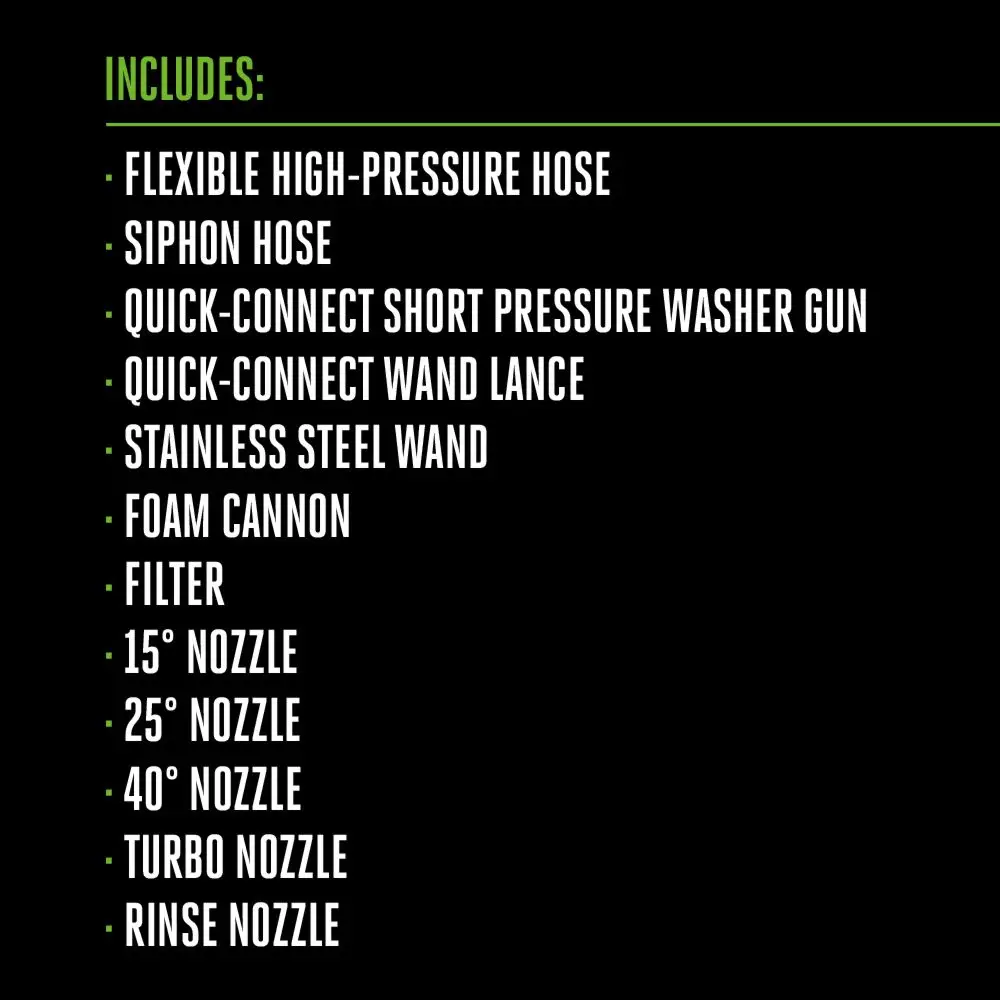 EGO POWER+ 3200 PSI Pressure Washer Kit (2* 6.0Ah Batteries & 320w Charger) - Image 10