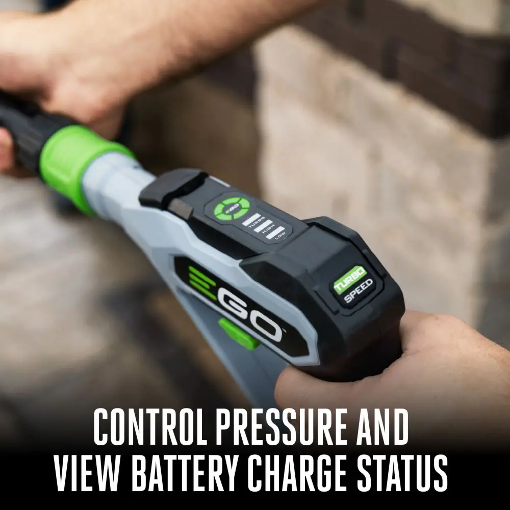 EGO POWER+ 3200 PSI Pressure Washer Kit (2* 6.0Ah Batteries & 320w Charger) - Image 6