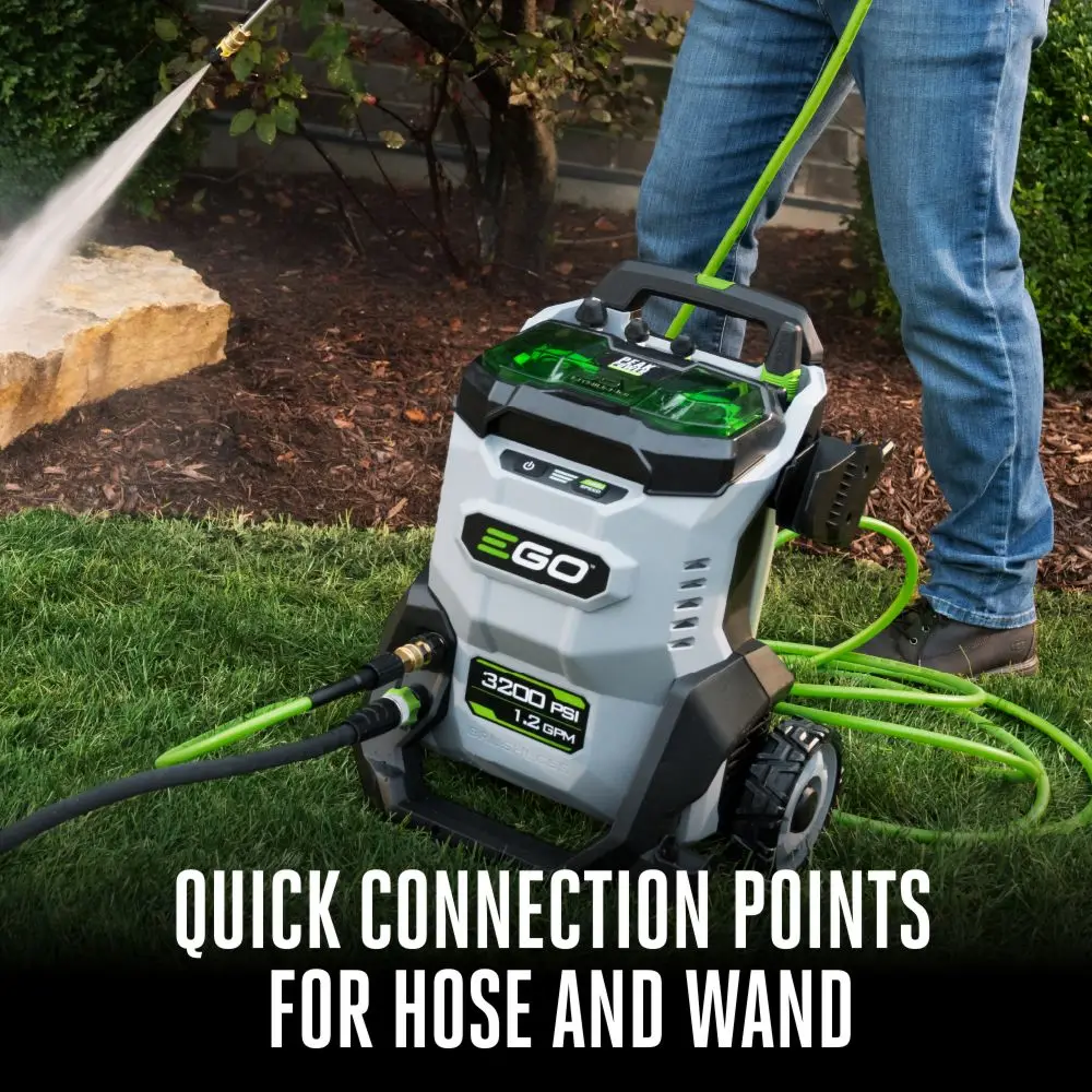 EGO POWER+ 3200 PSI Pressure Washer Kit (2* 6.0Ah Batteries & 320w Charger) - Image 8