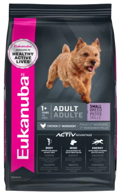 Eukanuba Adult Small Breed Dry Dog Food, Chicken