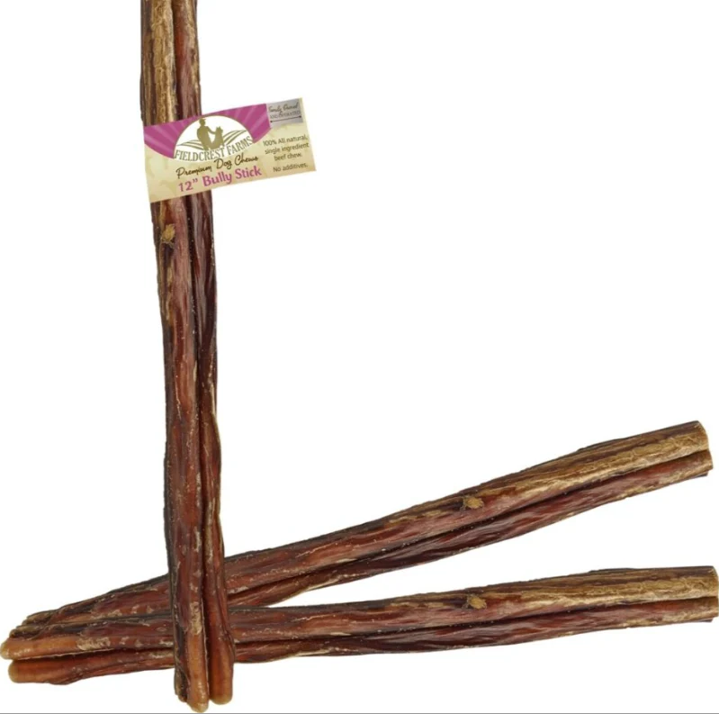 Fieldcrest Farms 12" Bully Stick Dog Chew, Beef