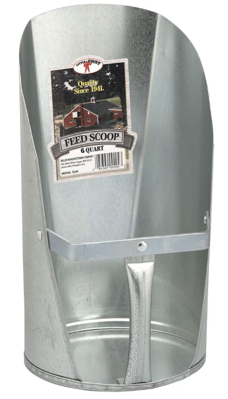 Galvanized Metal Feed Scoops - Image 3