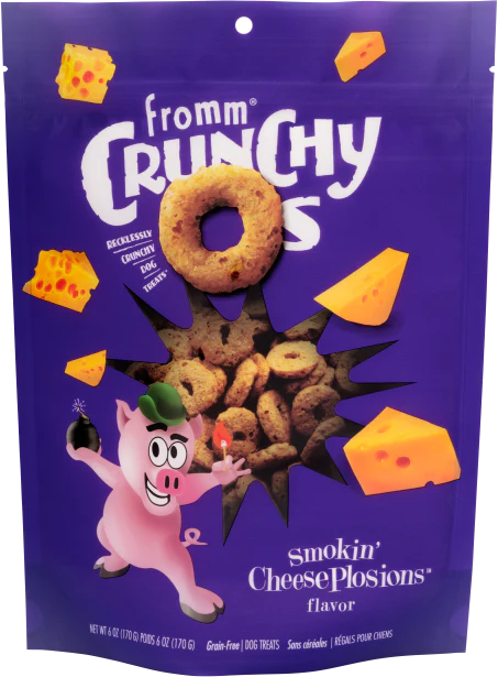 Fromm Crunchy O's CheesePlosions Flavor Dog Treats