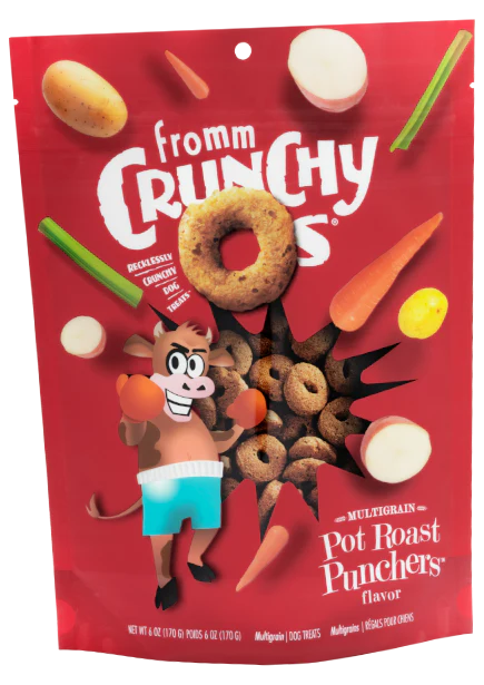 Fromm Crunchy O's Pot Roast Punchers Flavor Dog Treats