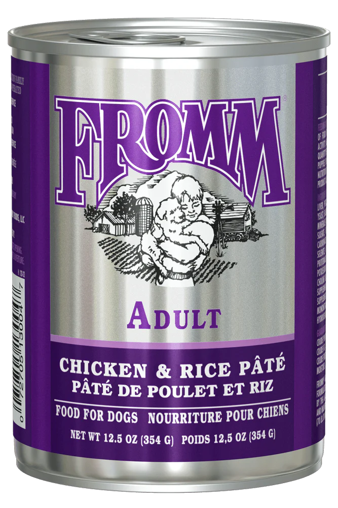 Fromm Classic Pate Chicken & Rice Canned Dog Food, 12.5oz