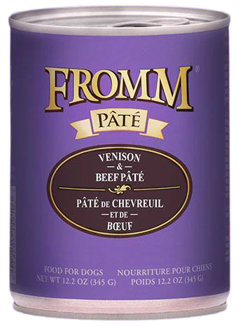 Fromm Venison & Beef Pâté Canned Dog Food, 12.2 oz