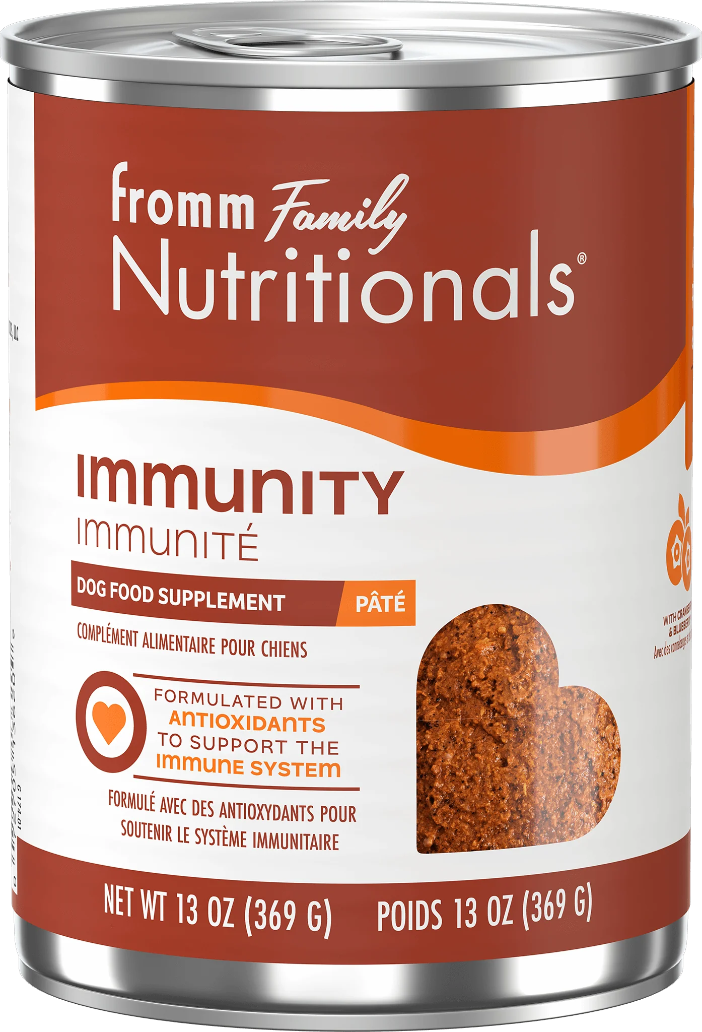 Fromm Nutritionals Immunity Dog Food Supplement Pâté, 13oz