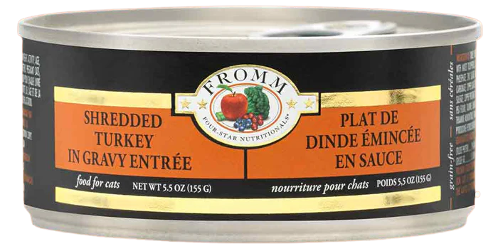 Fromm Four Star Shredded Turkey Cat Can
