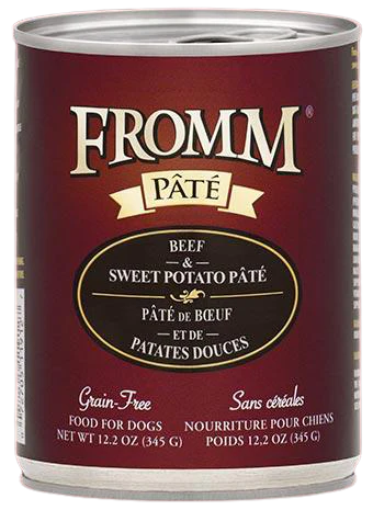 Fromm Grain Free Beef & Sweet Potato Pâté Canned Dog Food