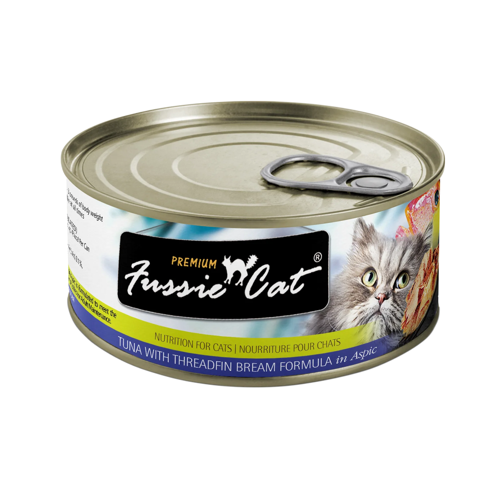 Fussie Cat Tuna With Threadfin Bream Formula In Aspic Canned Cat Food, 2.8oz