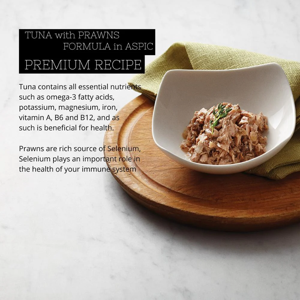 Fussie Cat Premium Tuna with Prawns Formula in Aspic Canned Food - Image 3