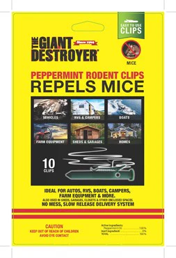 The Giant Destroyer® Rodent Repellent Clips - 10pk