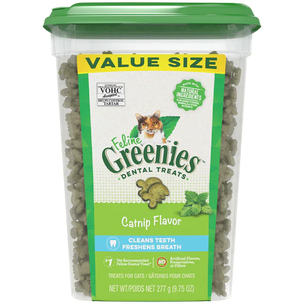 Greenies Feline Dental Catnip Flavor Cat Treats - Image 3