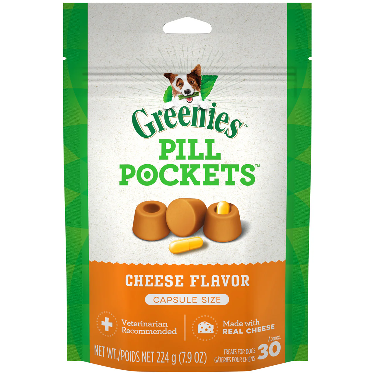 Greenies Pill Pockets Canine Cheese Flavor Dog Treats - Image 2