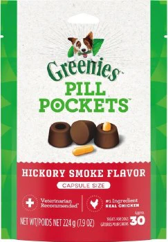 Greenies Pill Pockets Canine Hickory Smoke Flavor Dog Treats - Image 2