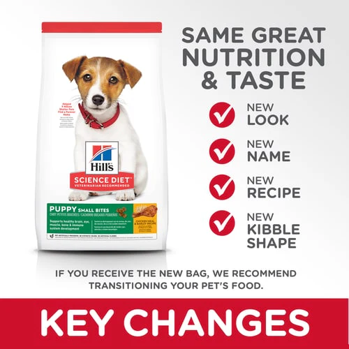 Hill's Science Diet Puppy Small Bites Chicken & Barley Recipe - Image 6