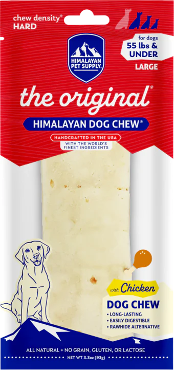 Himalayan Dog Chew Chicken, Large - for Dogs up to 55lbs, 3.3oz