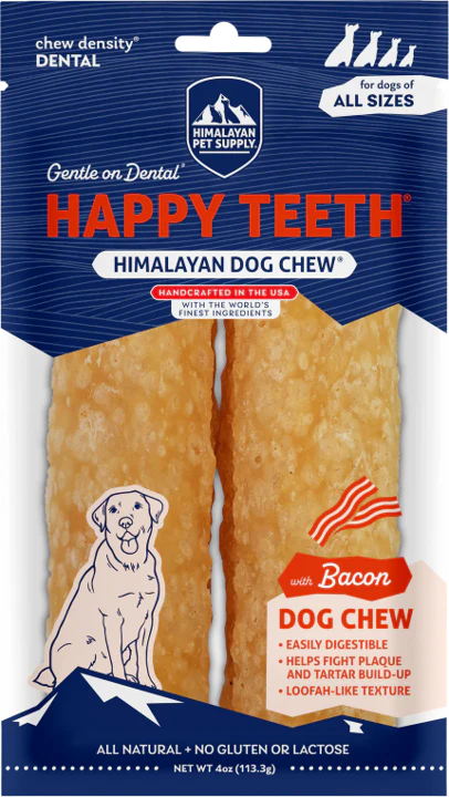 Himalayan Dog Chews Happy Teeth Bacon