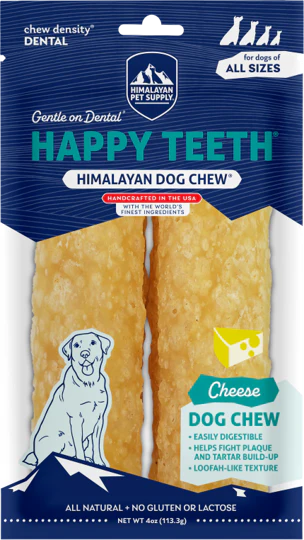 Himalayan Dog Chew Happy Teeth Cheese