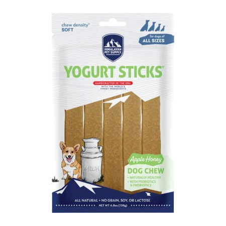 Himalayan Dog Chews Yogurt Sticks, Apple Honey, 4.8oz