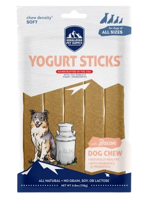 Himalayan Dog Chews Yogurt Sticks, Bacon, 4.8oz
