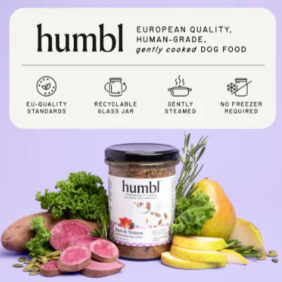 humbl Duck & Venison Pantry Jar Dog Food, 14oz - Image 3