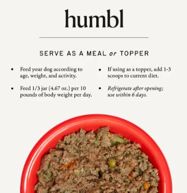humbl Duck & Venison Pantry Jar Dog Food, 14oz - Image 6