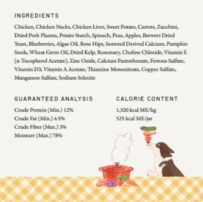 humbl Country Chicken Frozen Dog Food, 14oz - Image 4