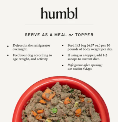 humbl Homestead Turkey Frozen Dog Food, 14oz - Image 5
