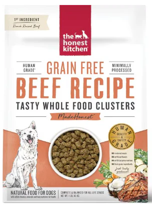 The Honest Kitchen Grain Free Beef Clusters Dry Dog Food