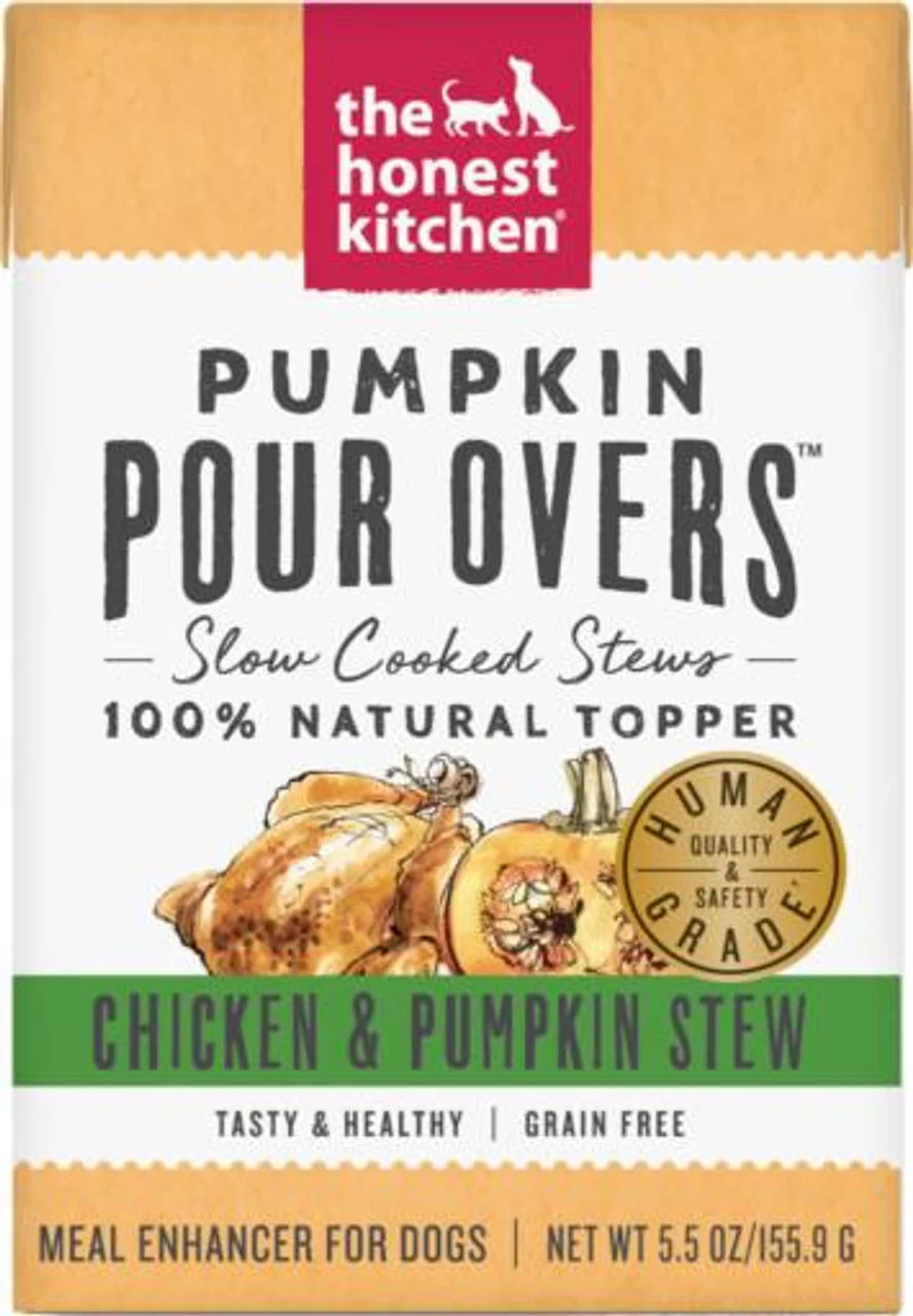 The Honest Kitchen Pumpkin Pour Overs Chicken & Pumpkin Stew, 5.5oz Box