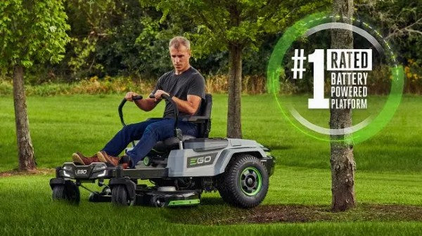 EGO Power+ 42” Z6 Zero Turn Riding Mower Kit (4-10.0Ah Batteries, 1600W Charger) - Image 4