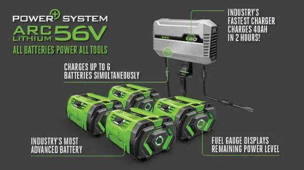 EGO Power+ 42” Z6 Zero Turn Riding Mower Kit (4-10.0Ah Batteries, 1600W Charger) - Image 5