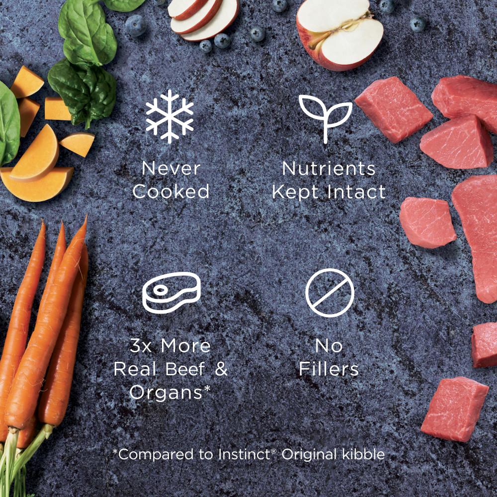 Instinct Raw Frozen Bites Real Beef Recipe - Image 4