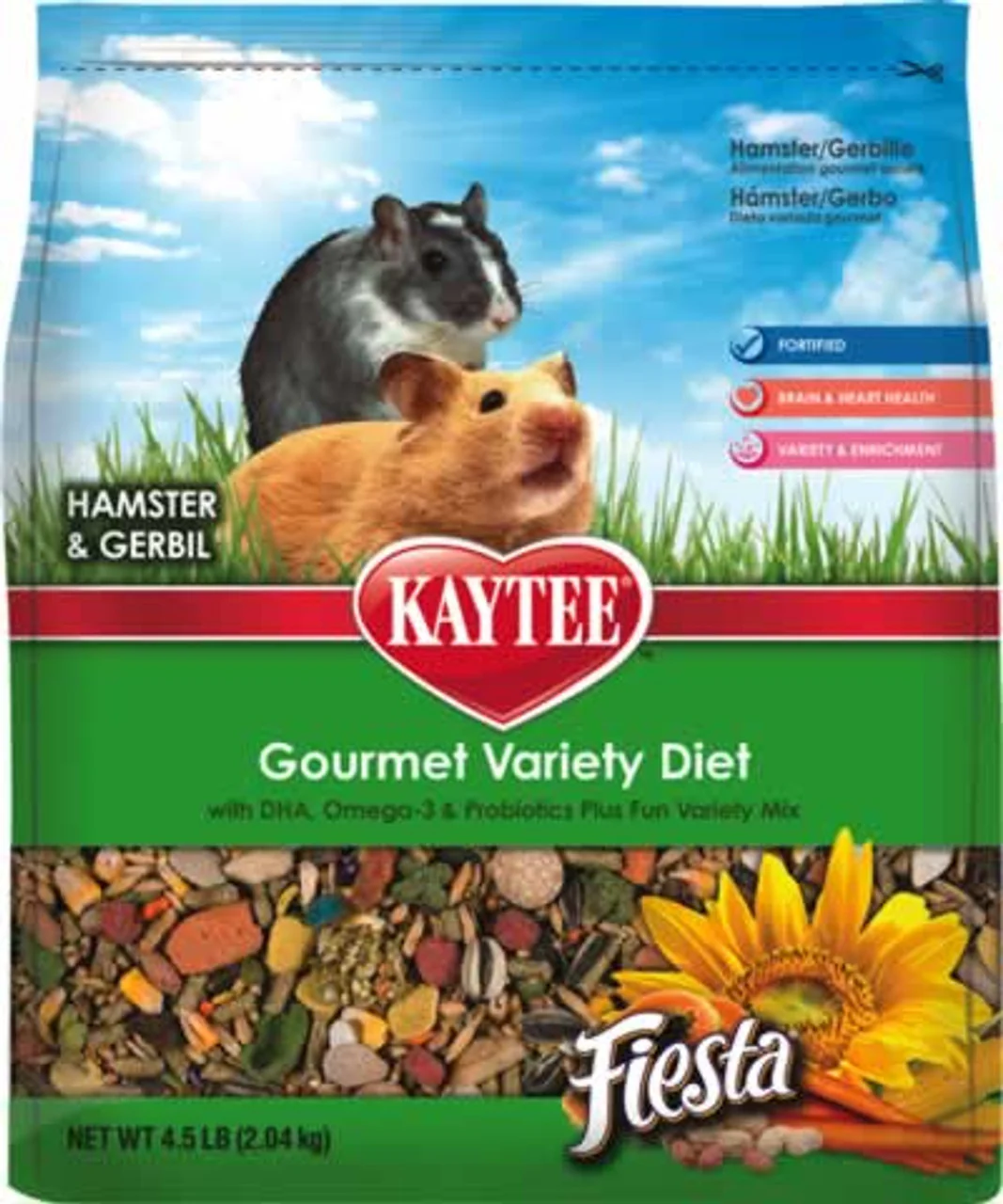Kaytee Fiesta Max Hamster & Gerbil Food, 4.5lbs