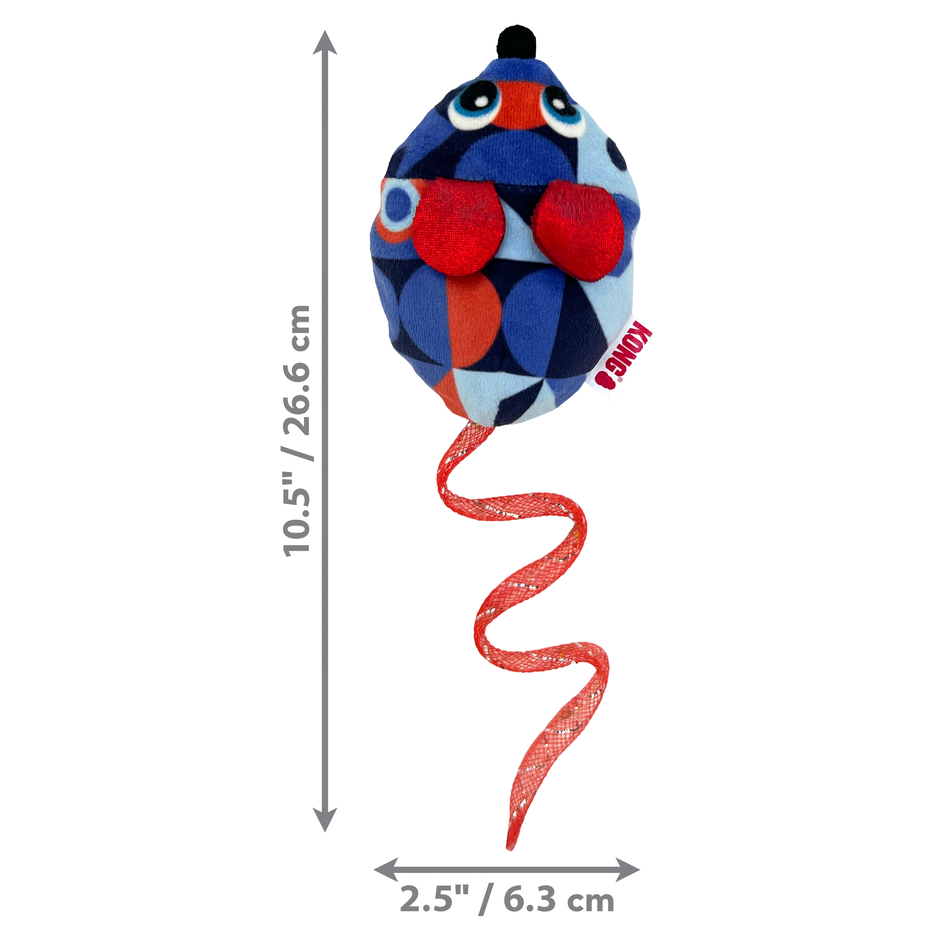 KONG Bat-A-Bout Flicker Mouse Cat Toy - Image 2