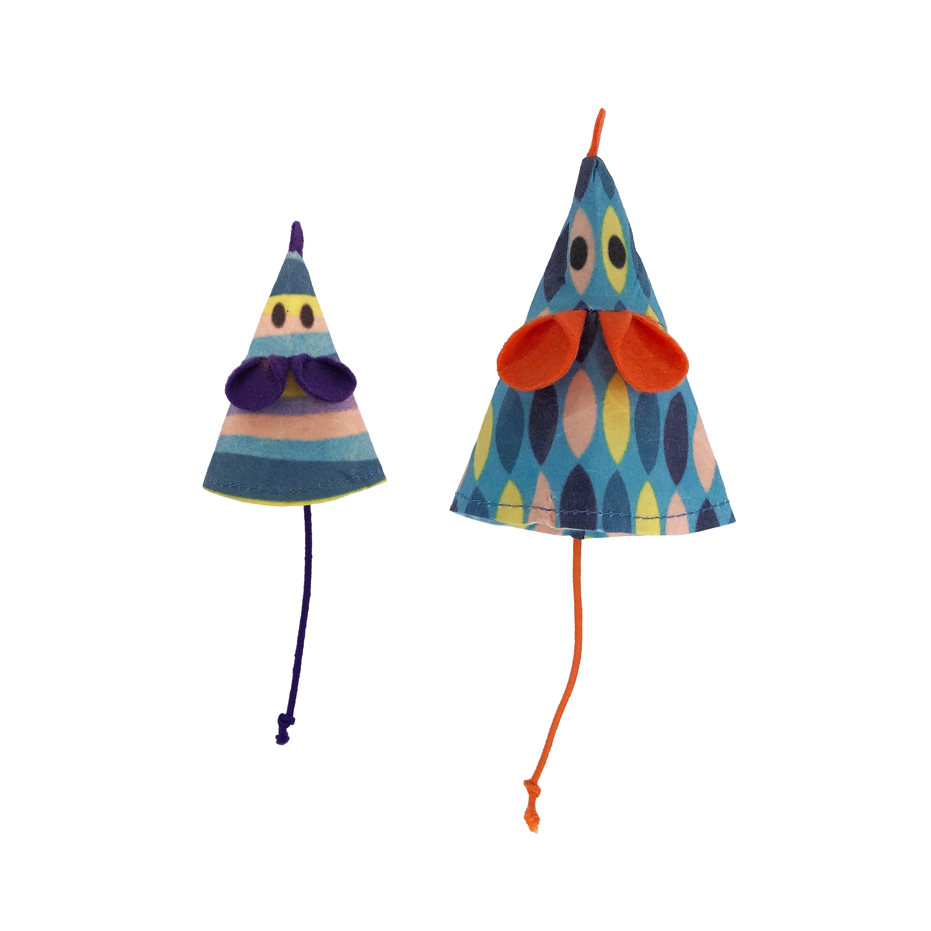 KONG Cat Bat-A-Bout Vibez Mouse Cat Toy, 2pk
