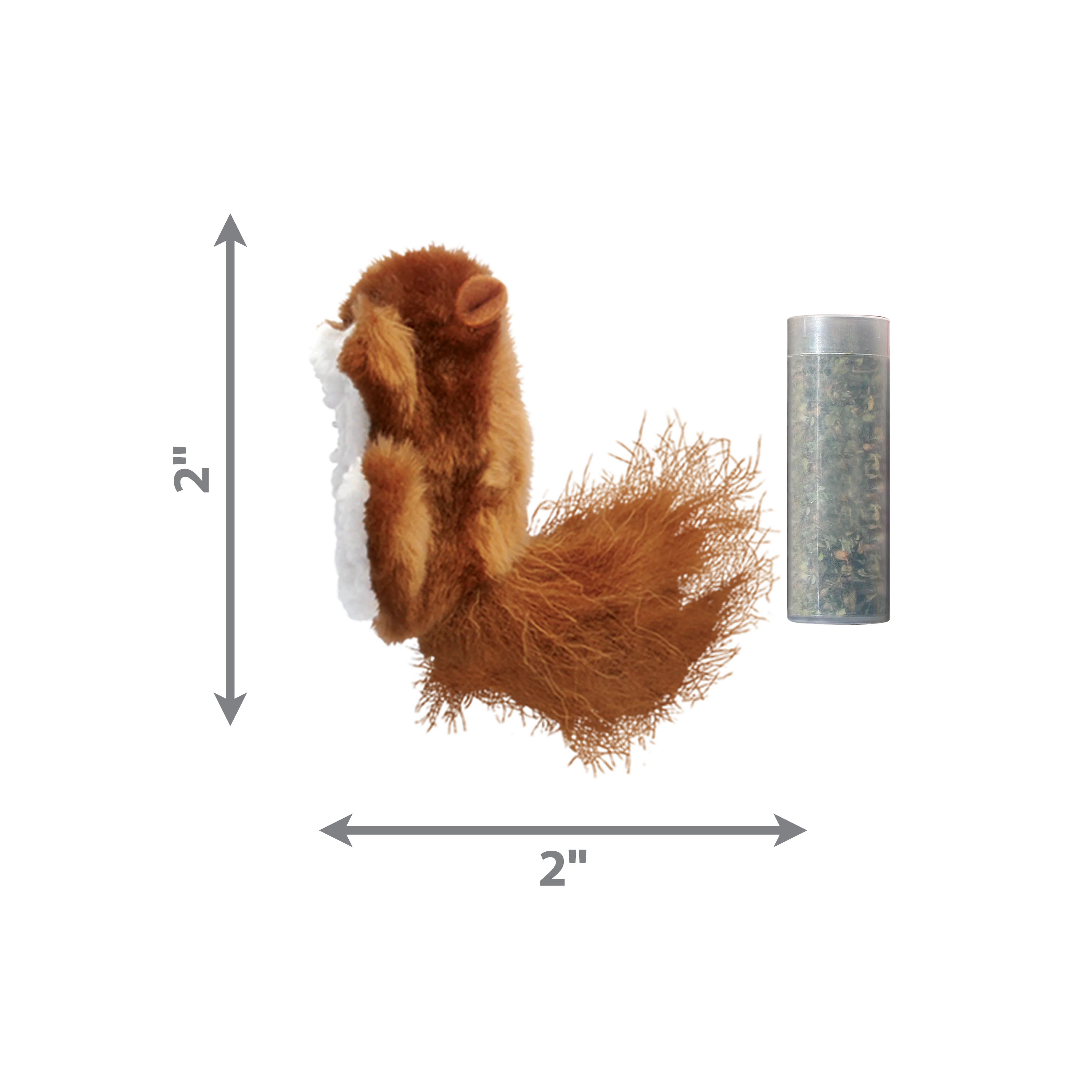 KONG Refillables Squirrel Catnip Toy - Image 2