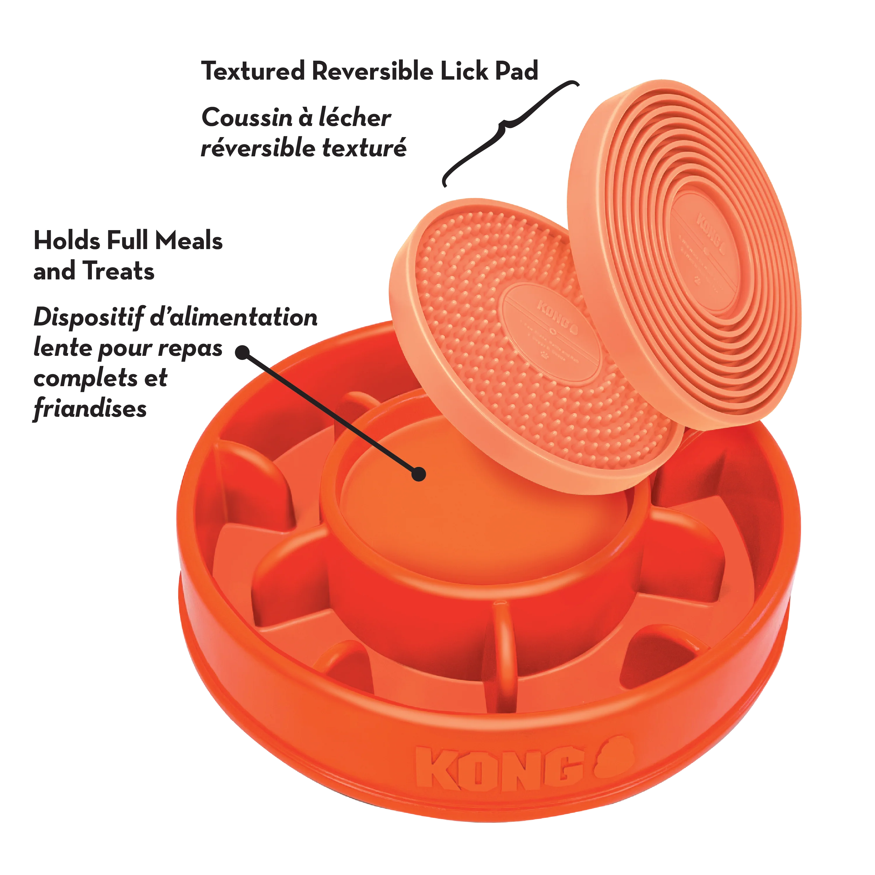 KONG Licks Mealtime Interactive Feeder for Dogs, Large - Image 2