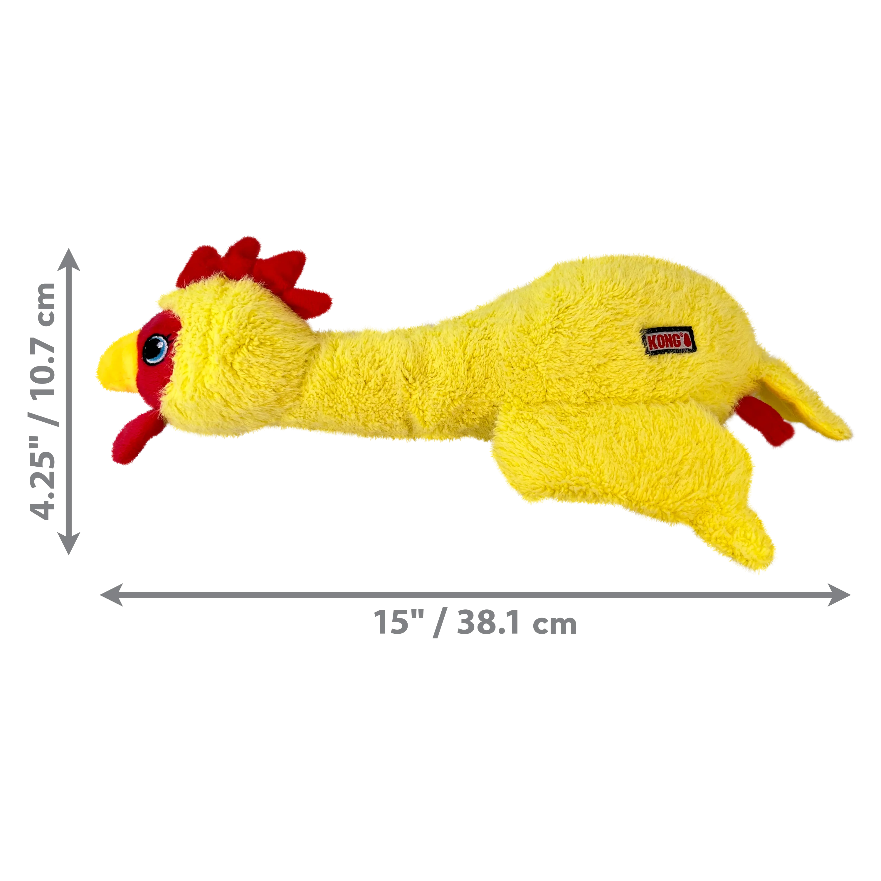 KONG Scruffs Chicken, Medium/Large Dog Toy - Image 2