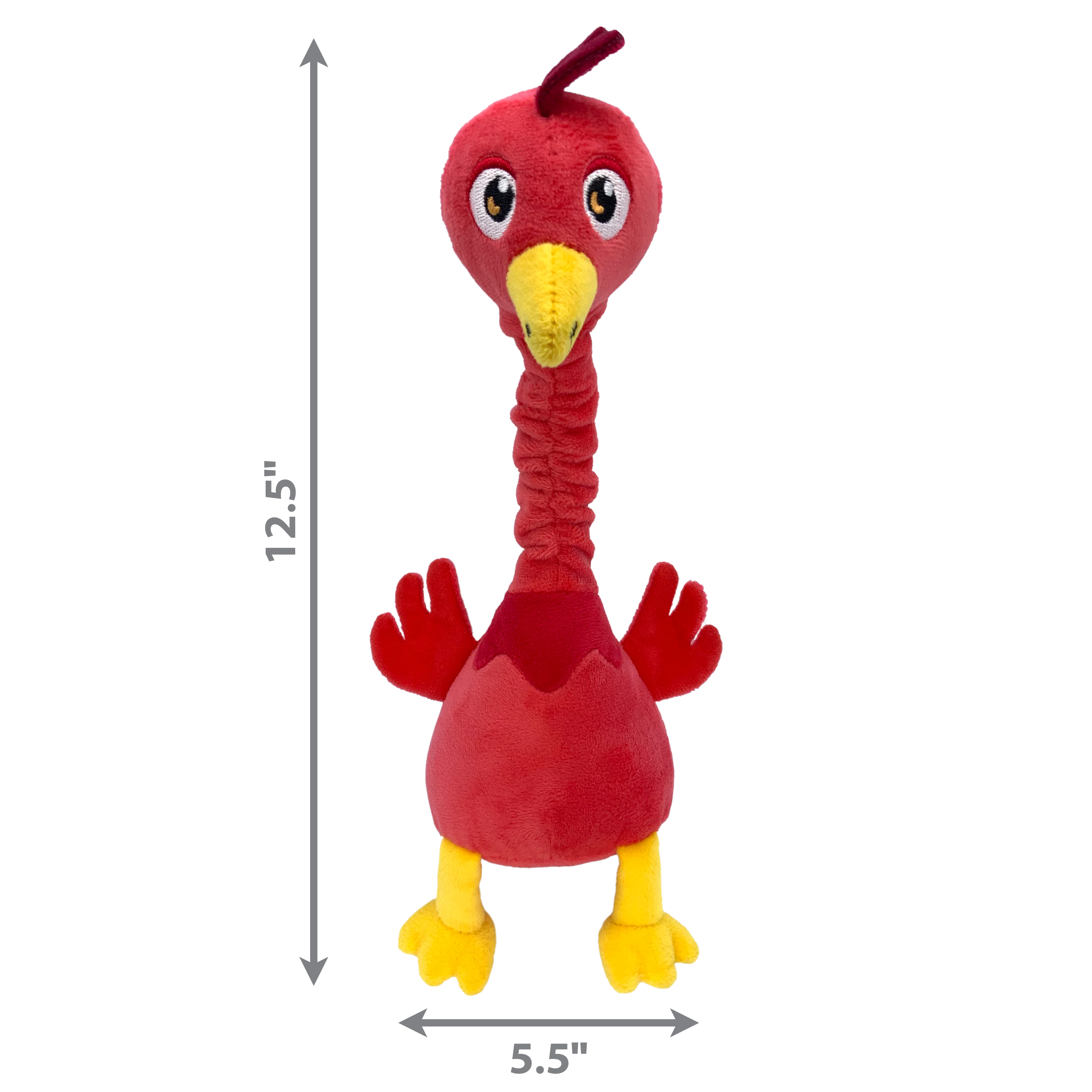 KONG Shakers Bobz Rooster Dog Toy - Medium - Image 2
