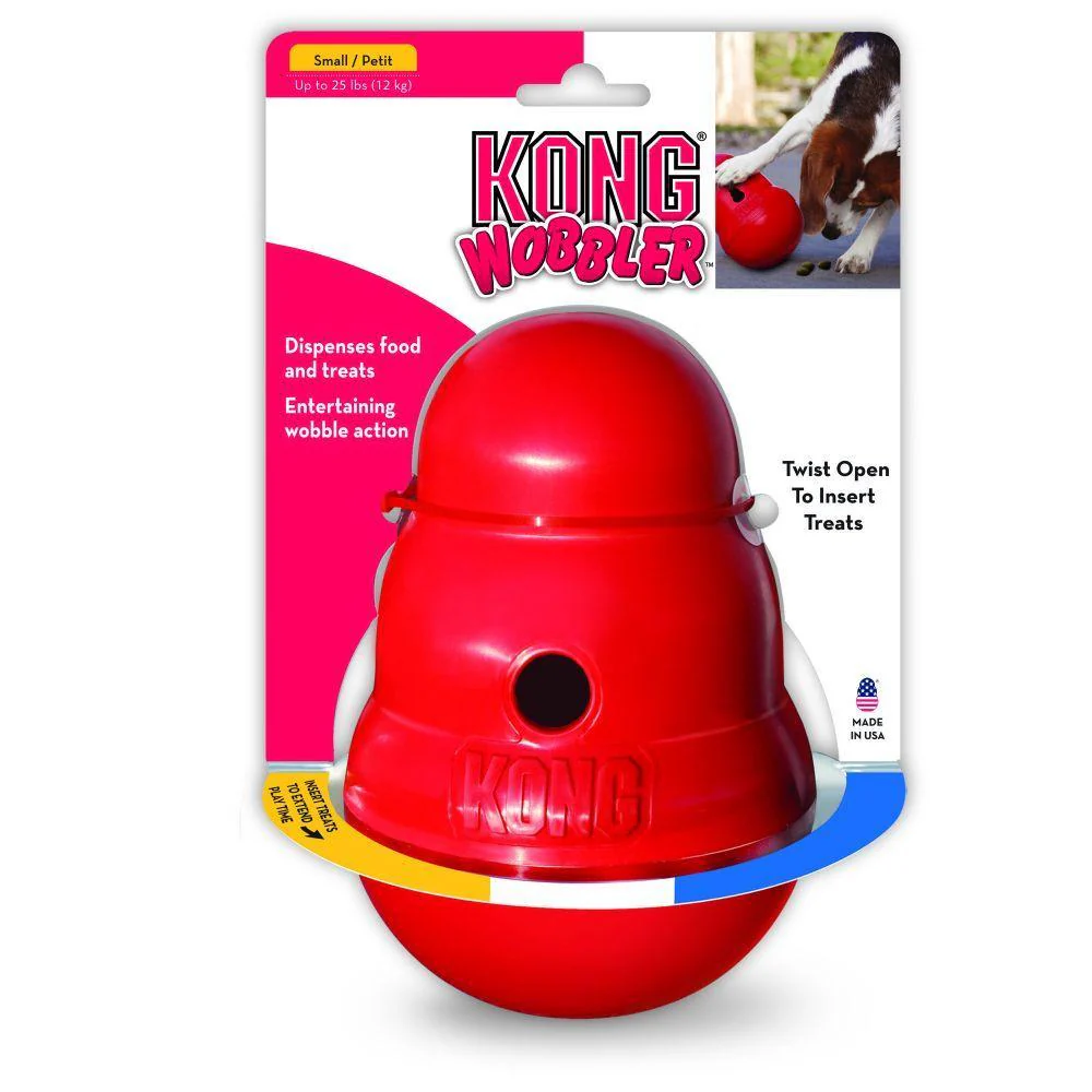 KONG Wobbler Treat Ball Dog Toy - Image 3
