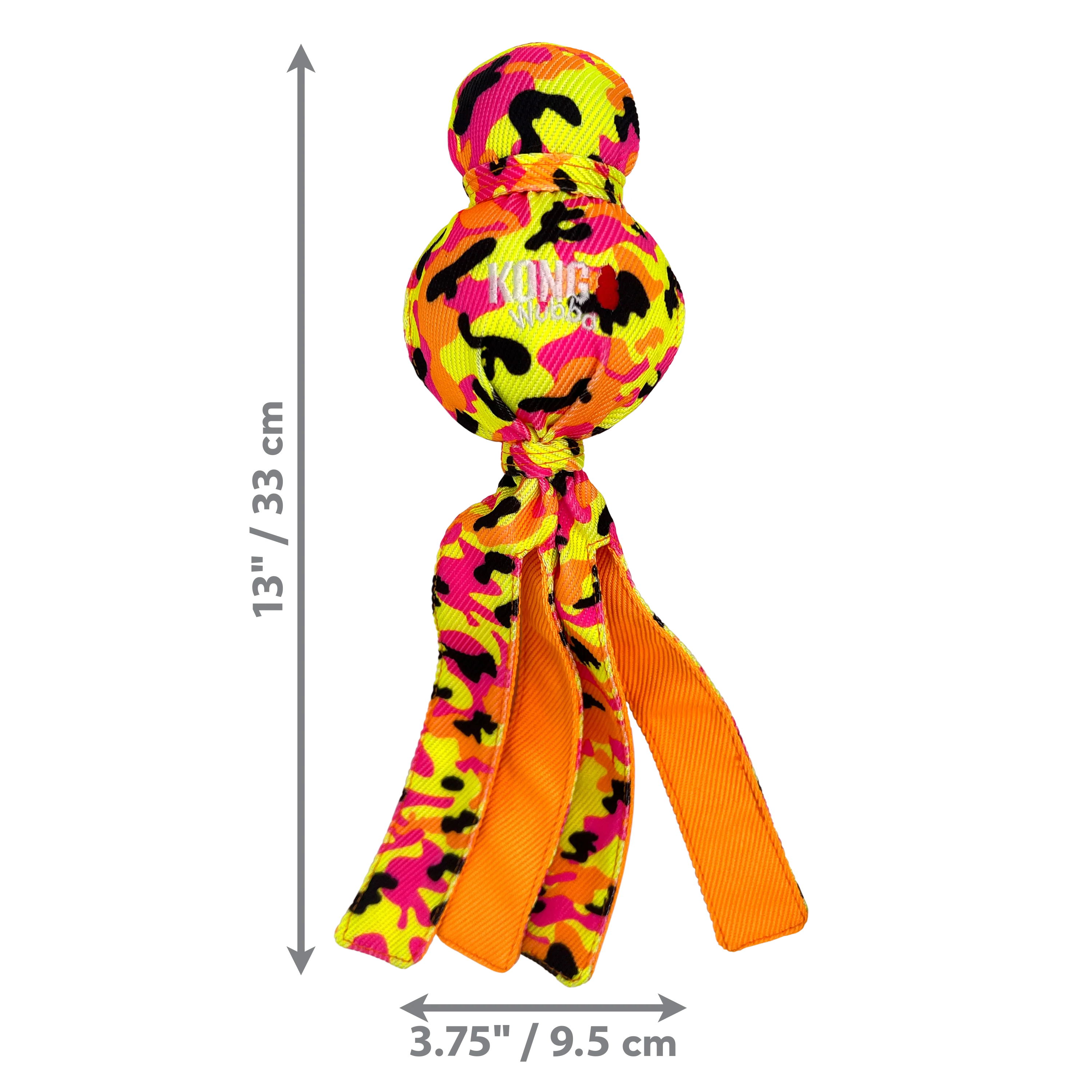 KONG KONG Ballistic High Viz Wubba, Large Dog Toy - Image 2