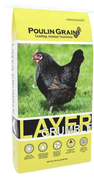 Poulin Grain Layer Crumble for Chickens