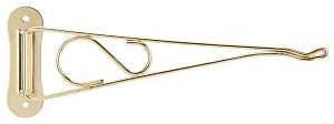 Planter Bracket, 10-3/8 L, Steel, Brass, Wall Mount Mounting