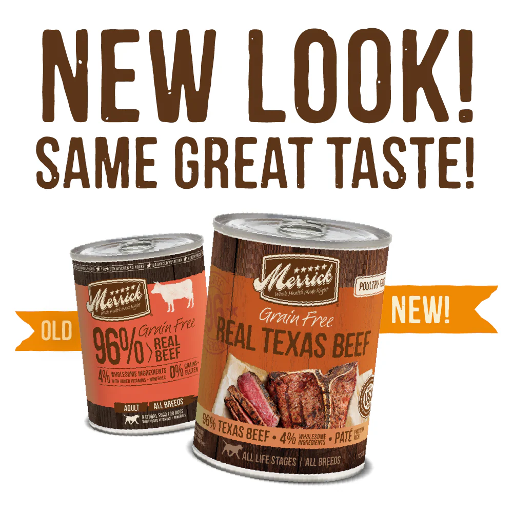 Merrick Grain Free 96% Real Texas Beef Canned Dog Food - Image 3